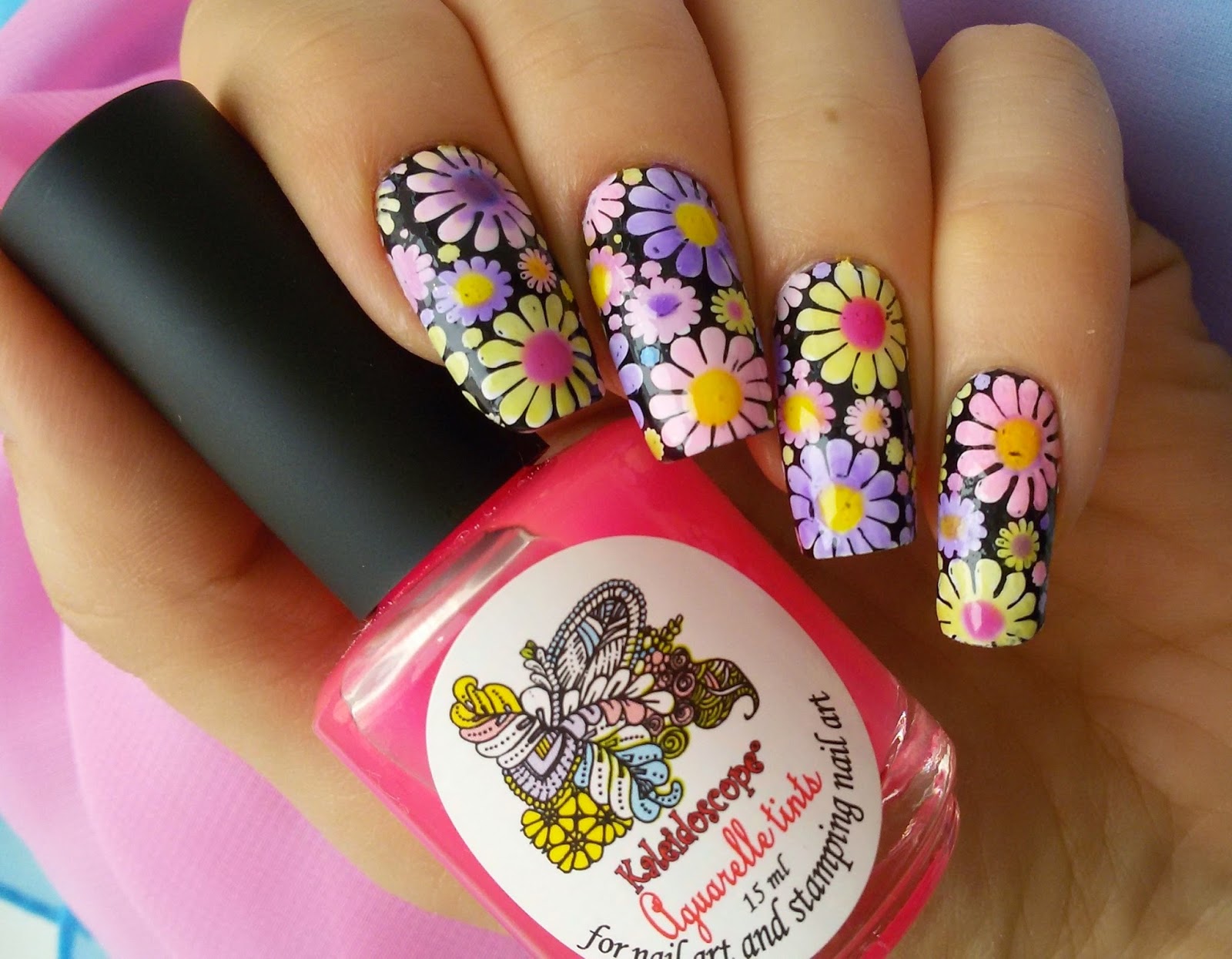 Kaleidoscope Aquarelle tints, тинты для ногтей