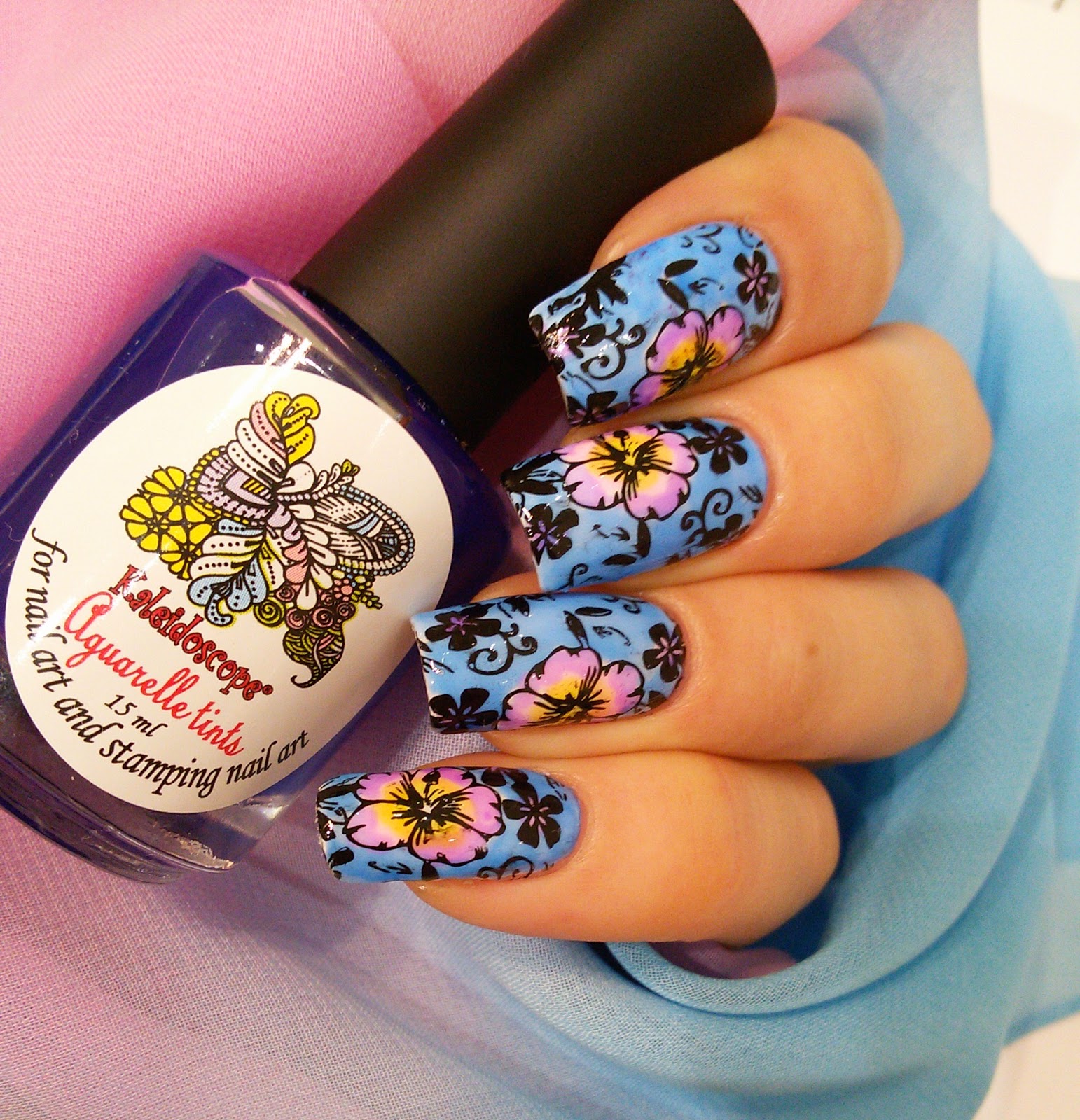 Kaleidoscope Aquarelle tints, тинты для ногтей