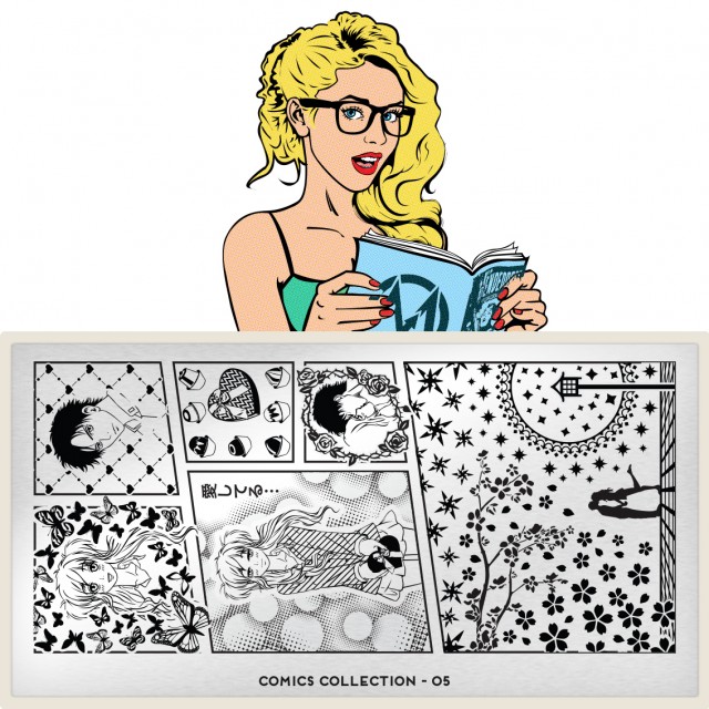 пластины для стемпинга Comics