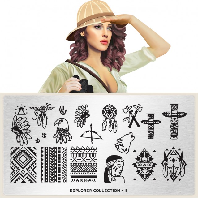 пластины для стемпинга Explorer