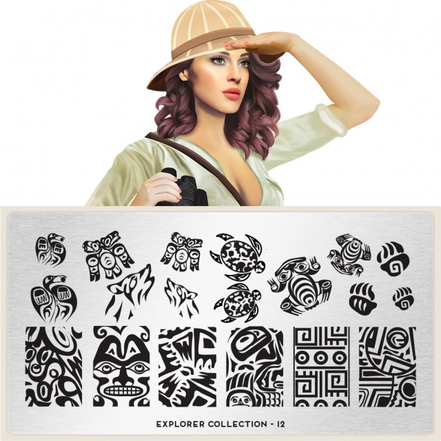 пластины для стемпинга Explorer
