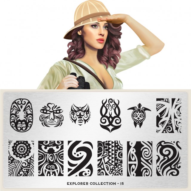 пластины для стемпинга Explorer