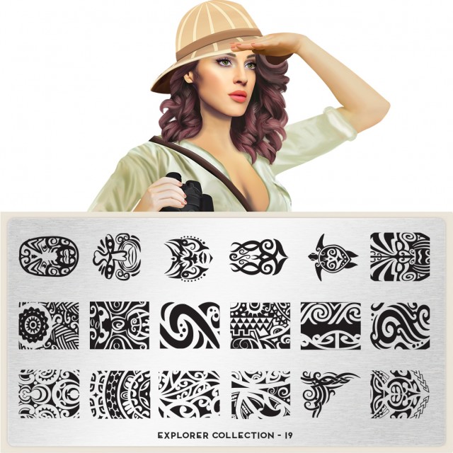 пластины для стемпинга Explorer