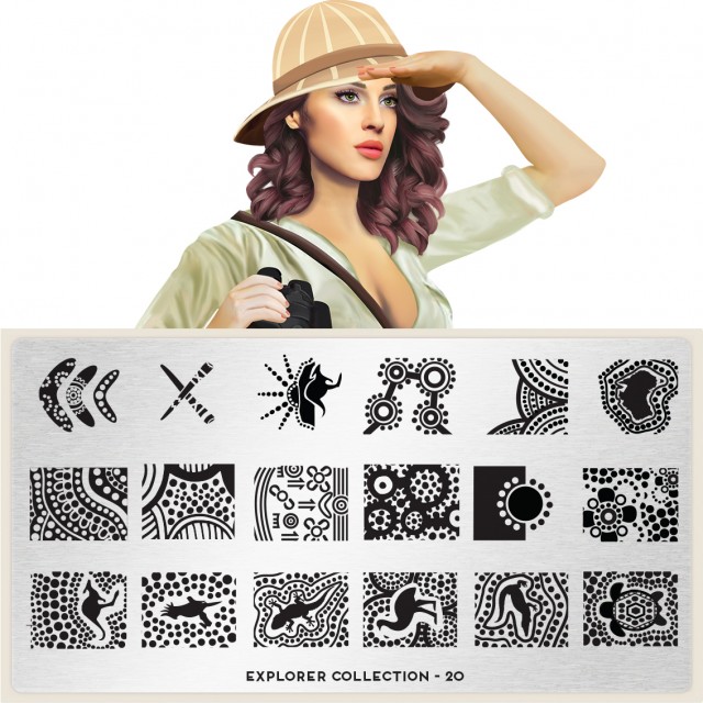 пластины для стемпинга Explorer