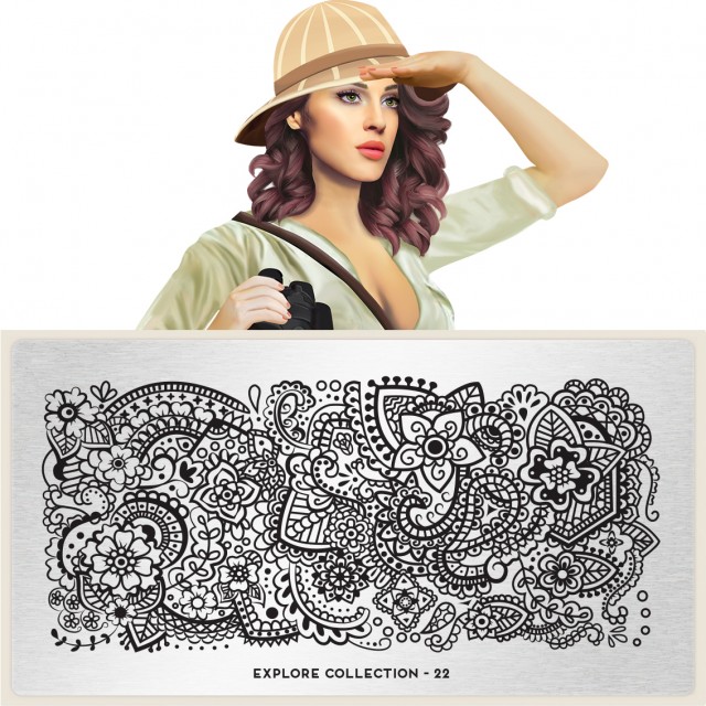 пластины для стемпинга Explorer