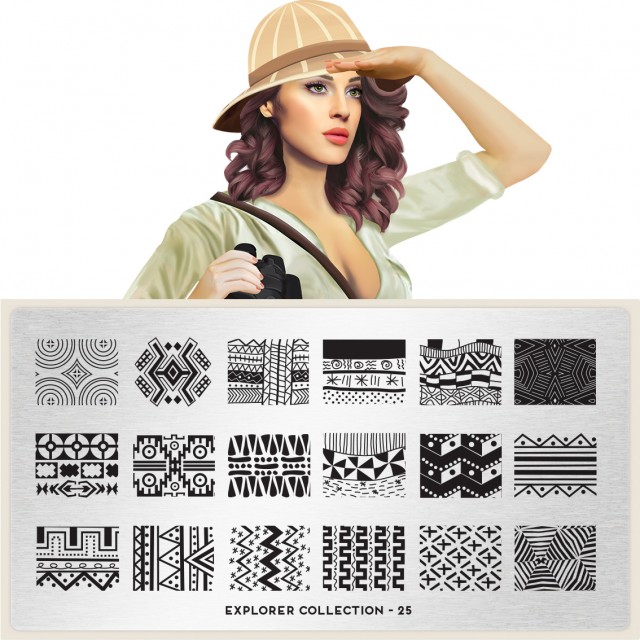 пластины для стемпинга Explorer