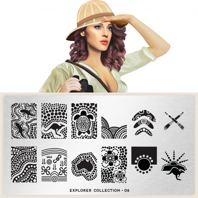 пластины для стемпинга Explorer