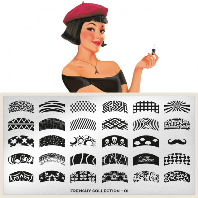 пластины для стемпинга Frenchy