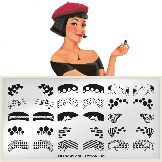 пластины для стемпинга Frenchy