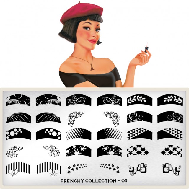 пластины для стемпинга Frenchy