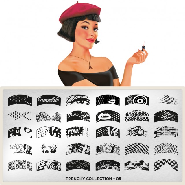 пластины для стемпинга Frenchy