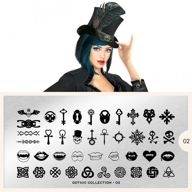 пластины для стемпинга Gothic