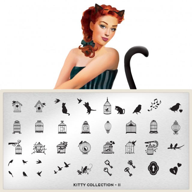 пластины для стемпинга Kitty