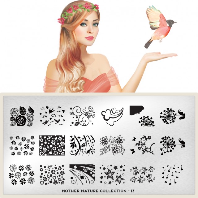 пластины для стемпинга Mother Nature