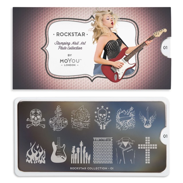 пластины для стемпинга MoYou-London Rockstar