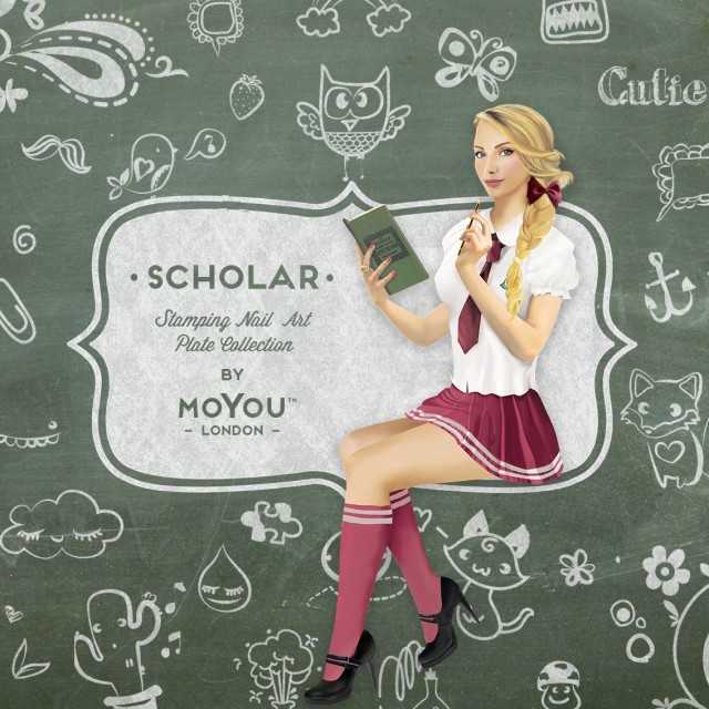 пластины для стемпинга MoYou-London Scholar