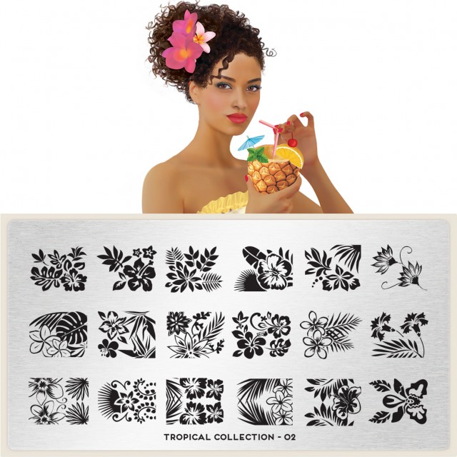 пластины для стемпинга Tropical