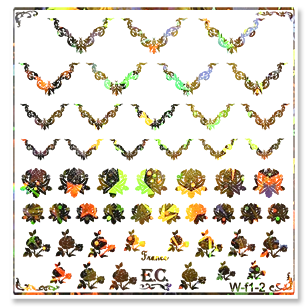 наклейки на ногти водные, водные наклейки на ногти