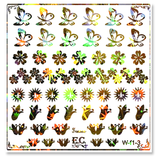 водные наклейки на ногти как клеить