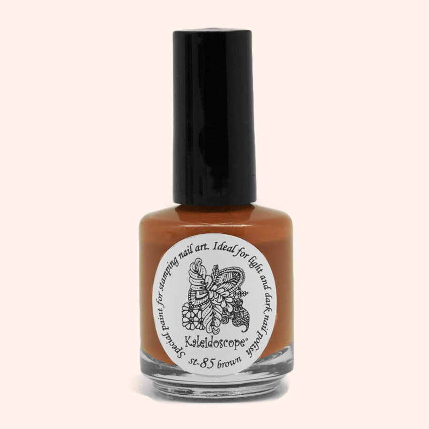 EL Corazon Kaleidoscope Special paint for stamping nail art st-85 brown купить
