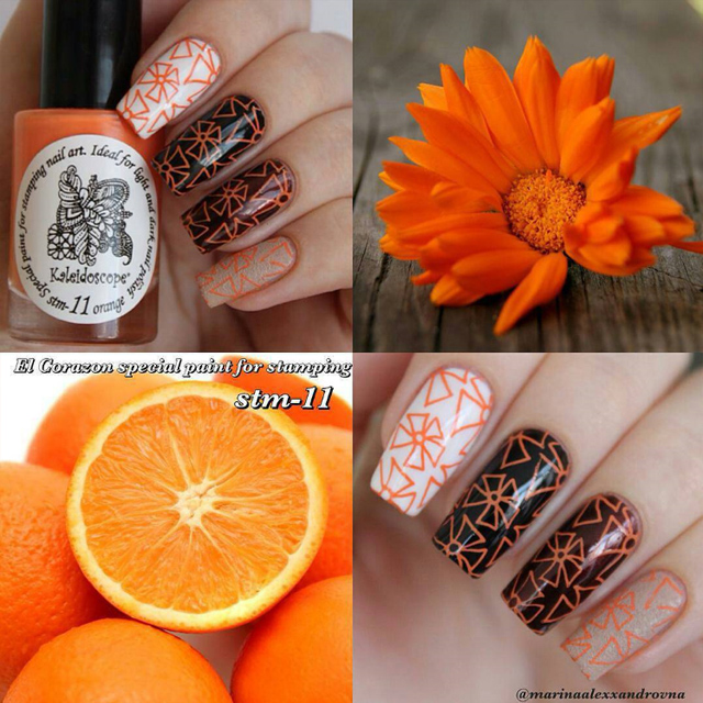 EL Corazon - Kaleidoscope Special paint for stamping nail art №Stm-11