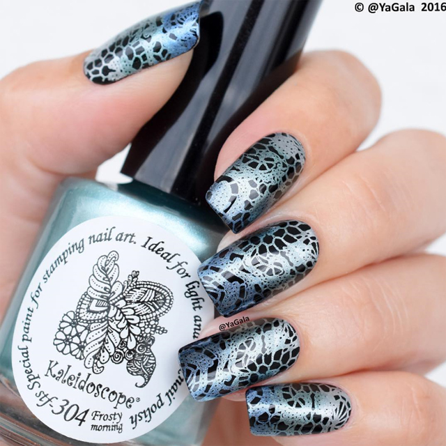 EL Corazon Kaleidoscope Special paint for stamping nail art Stf-304 Frosty morning