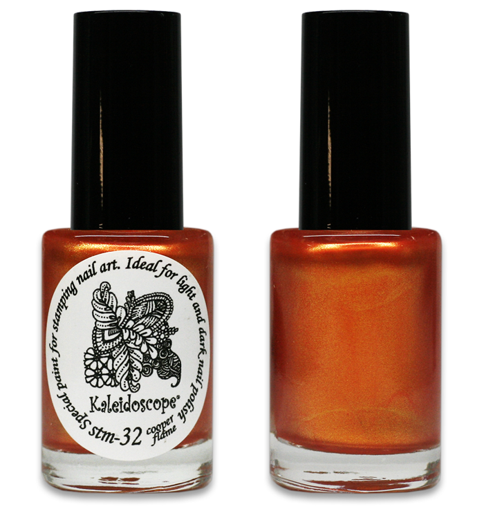 EL Corazon - Kaleidoscope Special paint for stamping nail art №Stm-32 copper flame - медное пламя