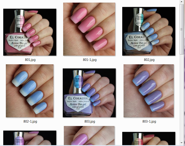 EL Corazon Active Bio-gel Termo №423/801-№423/818, Эль Коразон термо