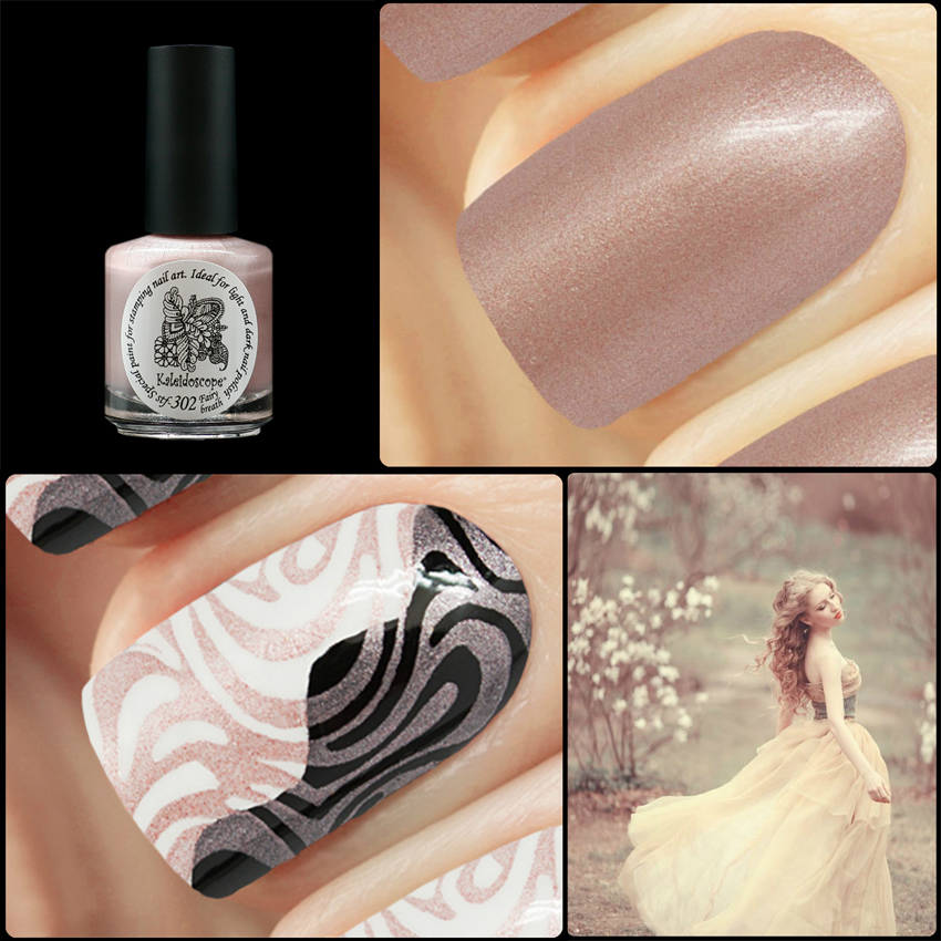 EL Corazon Kaleidoscope Special paint for stamping nail art Stf-302 Fairy breath