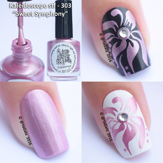 EL Corazon Kaleidoscope Special paint for stamping nail art Stf-303 Sweet symphony