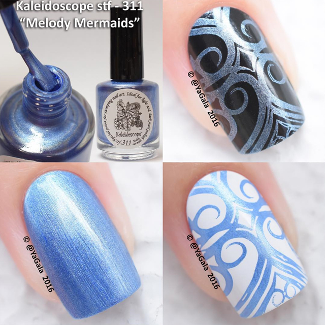 EL Corazon Kaleidoscope Special paint for stamping nail art Stf-311 Melody mermaids