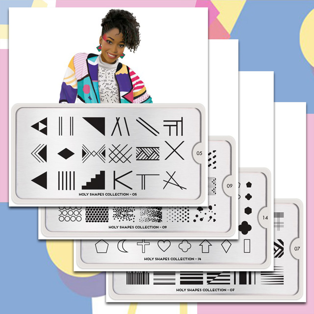 Пластины для стемпинга MoYou London, MoYou London, стемпинг Мою Лондон, пластины для стемпинга Holy Shapes, MoYou London купить