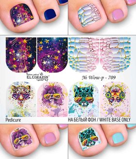 EL Corazon слайдер-дизайны для педикюра Wow-p-709