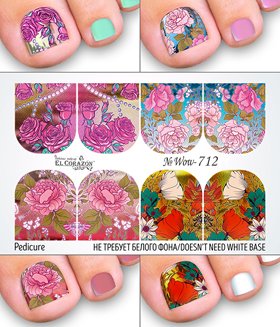 EL Corazon слайдер-дизайны для педикюра Wow-p-711