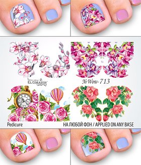 EL Corazon слайдер-дизайны для педикюра Wow-p-713