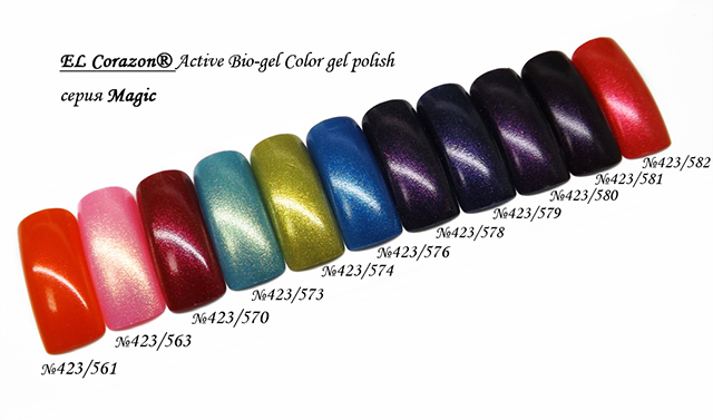 EL Corazon® Magic, El Corazon Active Bio-gel №423/561, №423/563, №423/570, №423/573, №423/574, №423/576, №423/578, №423/579, №423/580, №423/581, №423/582