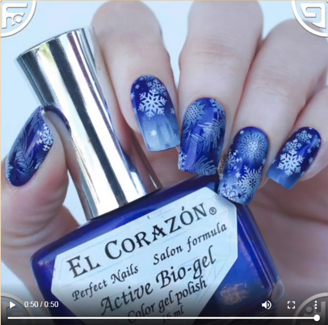 EL Corazon слайдер-дизайн для ногтей аэрография