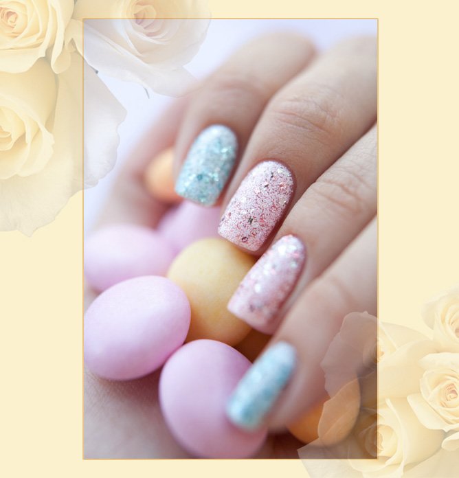 лак для ногтей EL Corazon Kaleidoscope Кружева и пайетки 