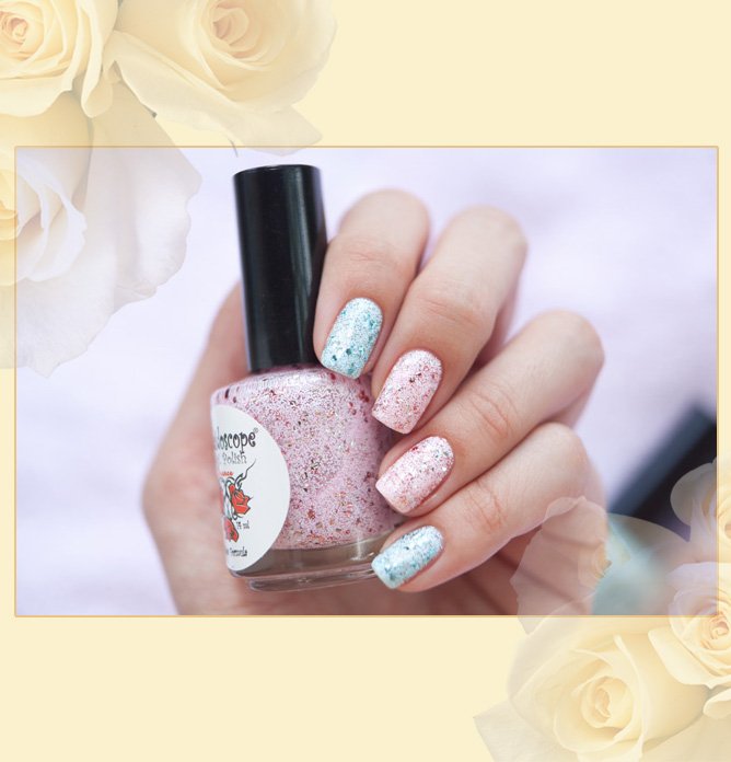 лак для ногтей EL Corazon Kaleidoscope Кружева и пайетки 