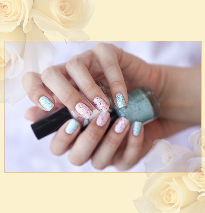 лак для ногтей EL Corazon Kaleidoscope Кружева и пайетки 