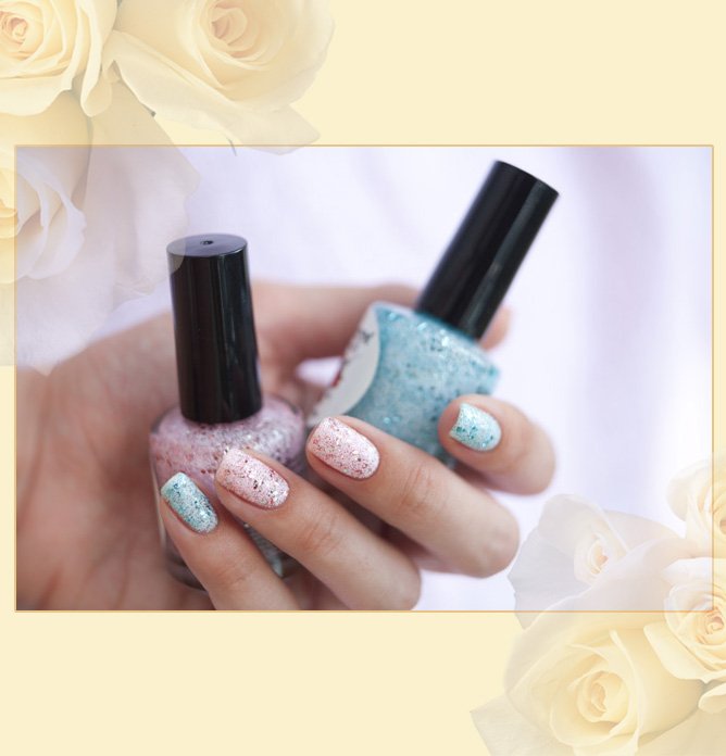 лак для ногтей EL Corazon Kaleidoscope Кружева и пайетки 